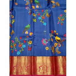 kalamkari  Pattu saree