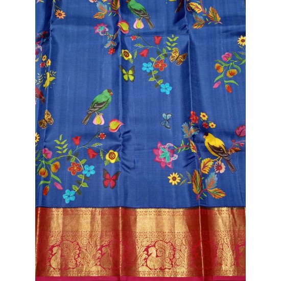 kalamkari  Pattu saree