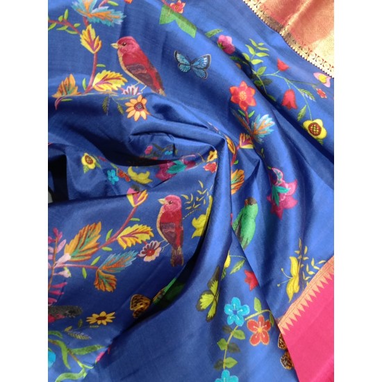 kalamkari  Pattu saree