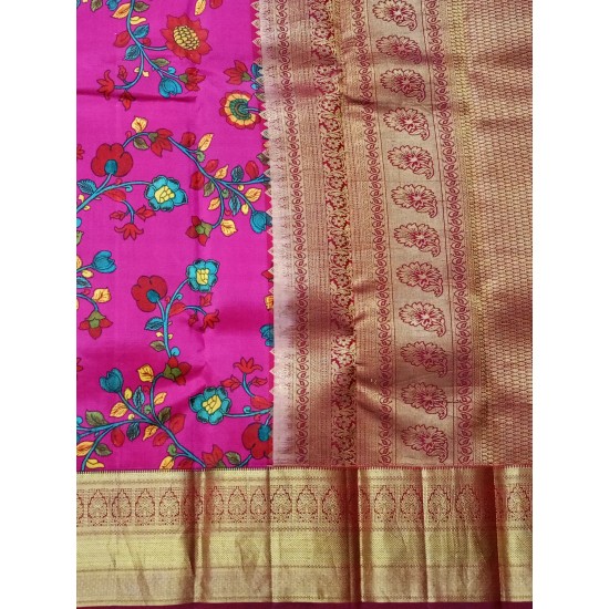 kalamkari  Pattu saree