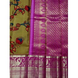 kalamkari  Pattu saree