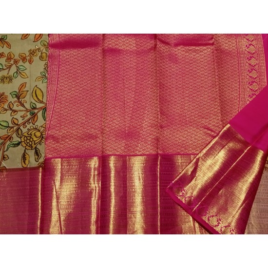 kalamkari  Pattu saree