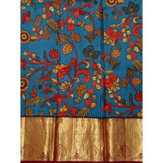 kalamkari  Pattu saree