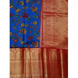 kalamkari  Pattu saree