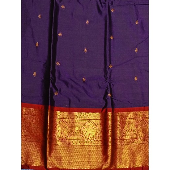 Gadwal semi silk saree