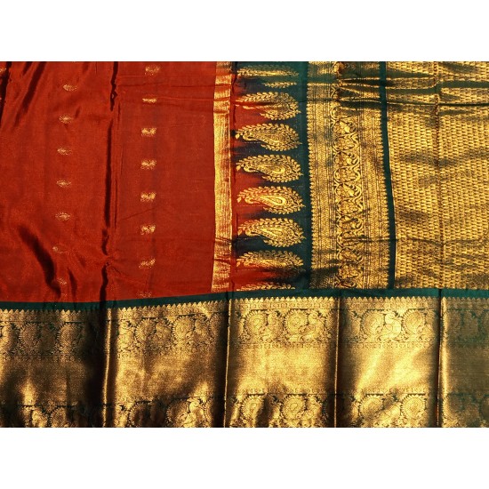 Gadwal semi silk saree