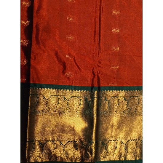 Gadwal semi silk saree