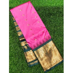 Gadwal semi silk saree