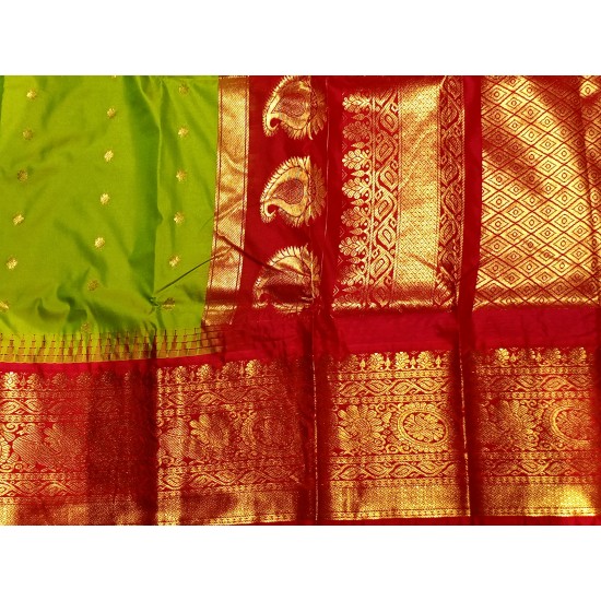 Gadwal semi silk saree