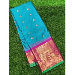 Gadwal semi silk saree