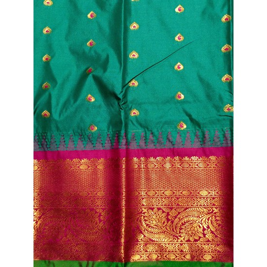 Gadwal semi silk saree