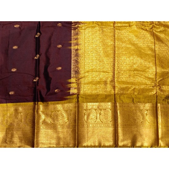 Gadwal semi silk saree