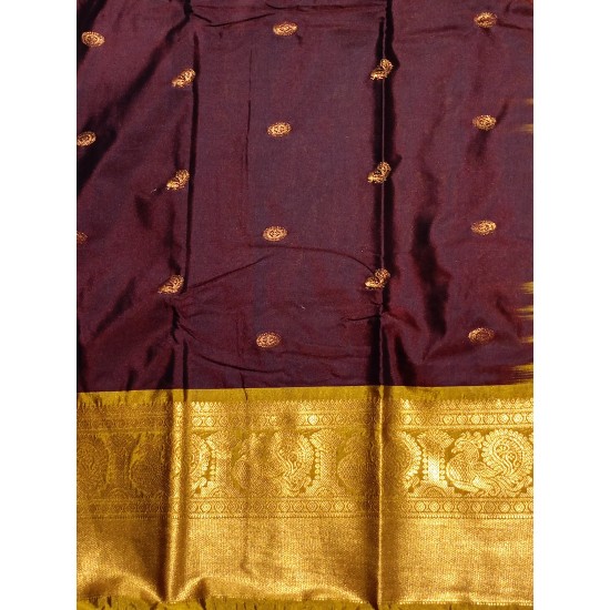 Gadwal semi silk saree