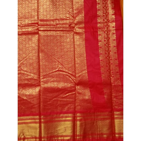 Gadwal semi silk saree