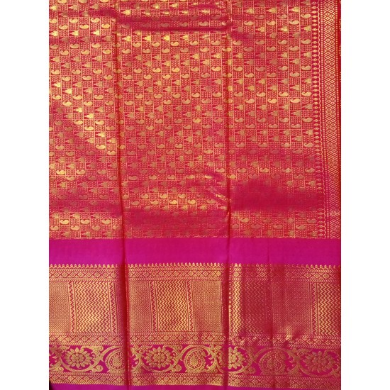 Gadwal semi silk saree