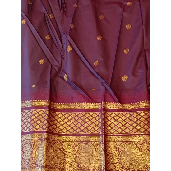 Gadwal semi silk saree