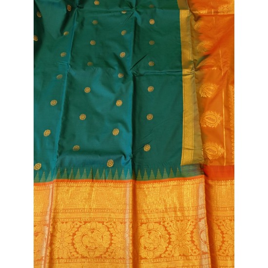 Gadwal semi silk saree