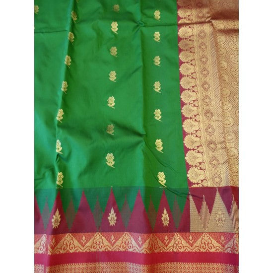 Gadwal semi silk saree